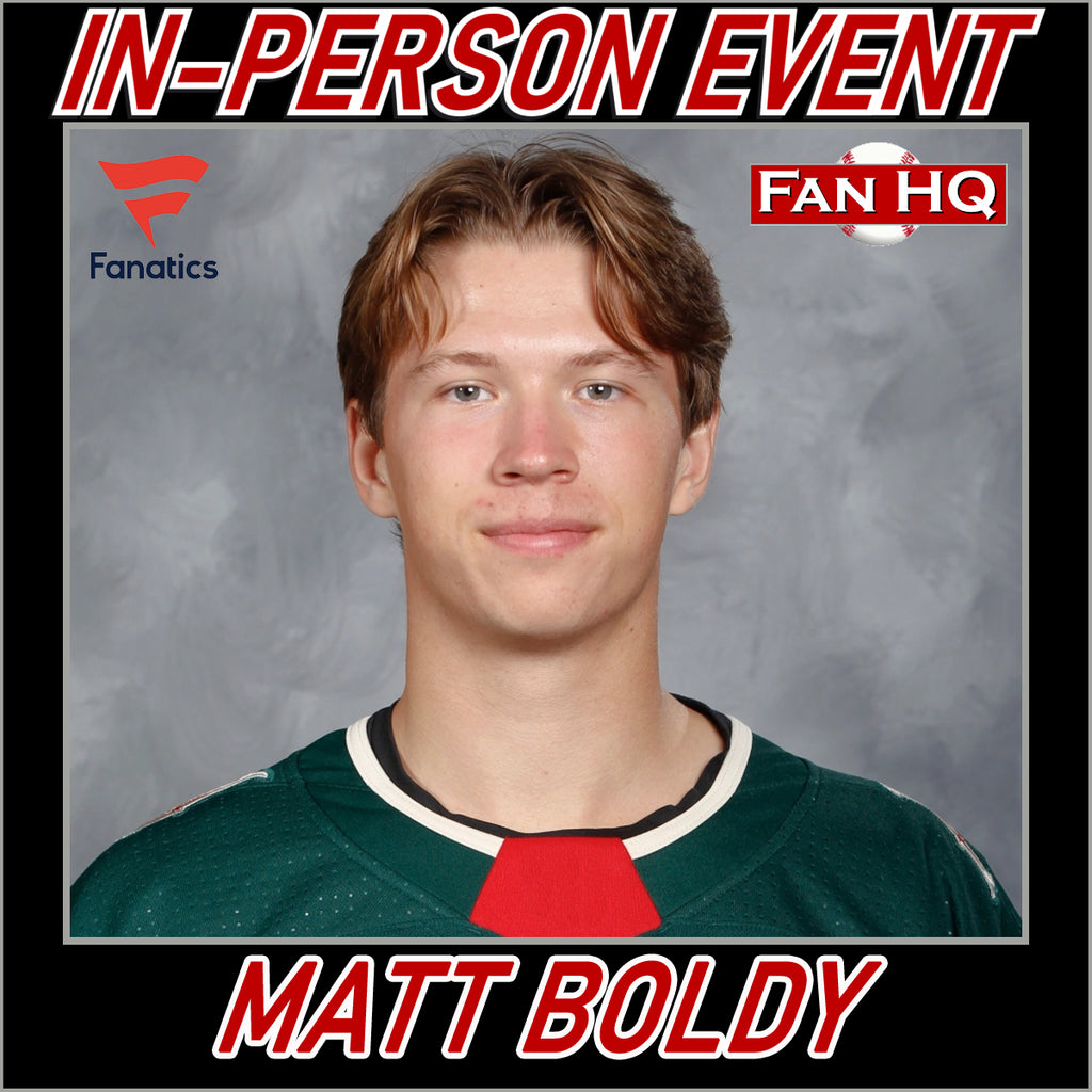 Matt Boldy In-Person Event