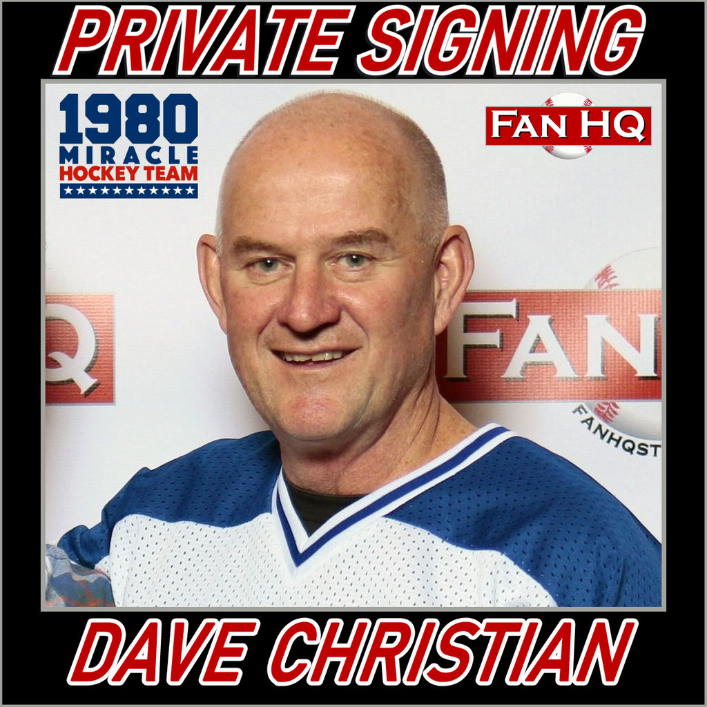 Dave Christian Private Signing