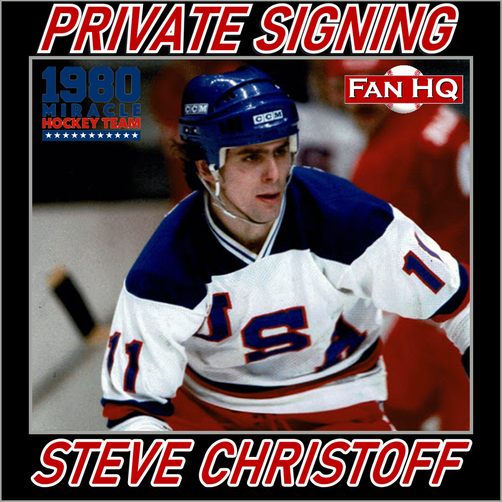 Steve Christoff Private Signing
