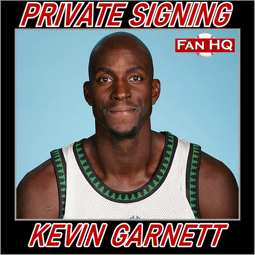 Kevin Garnett Private Signing