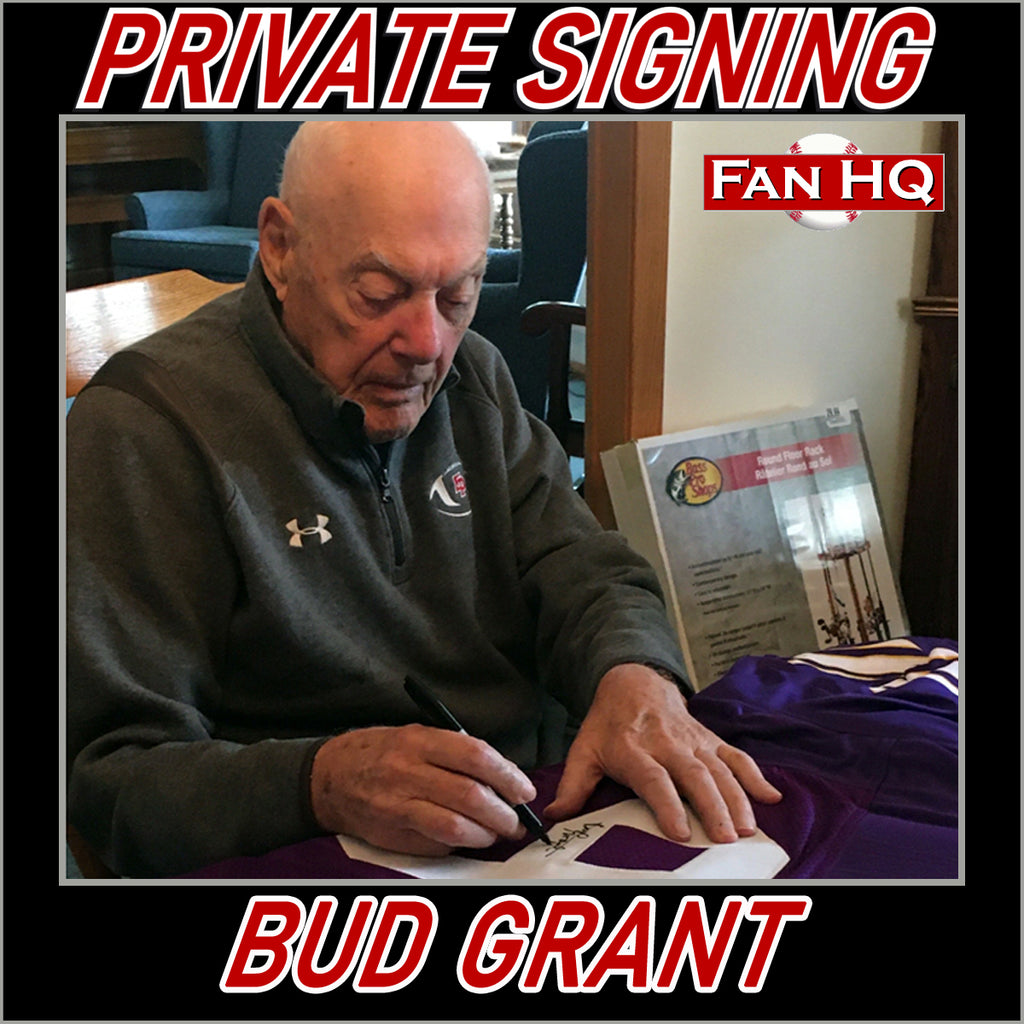 Bud Grant Private Signing