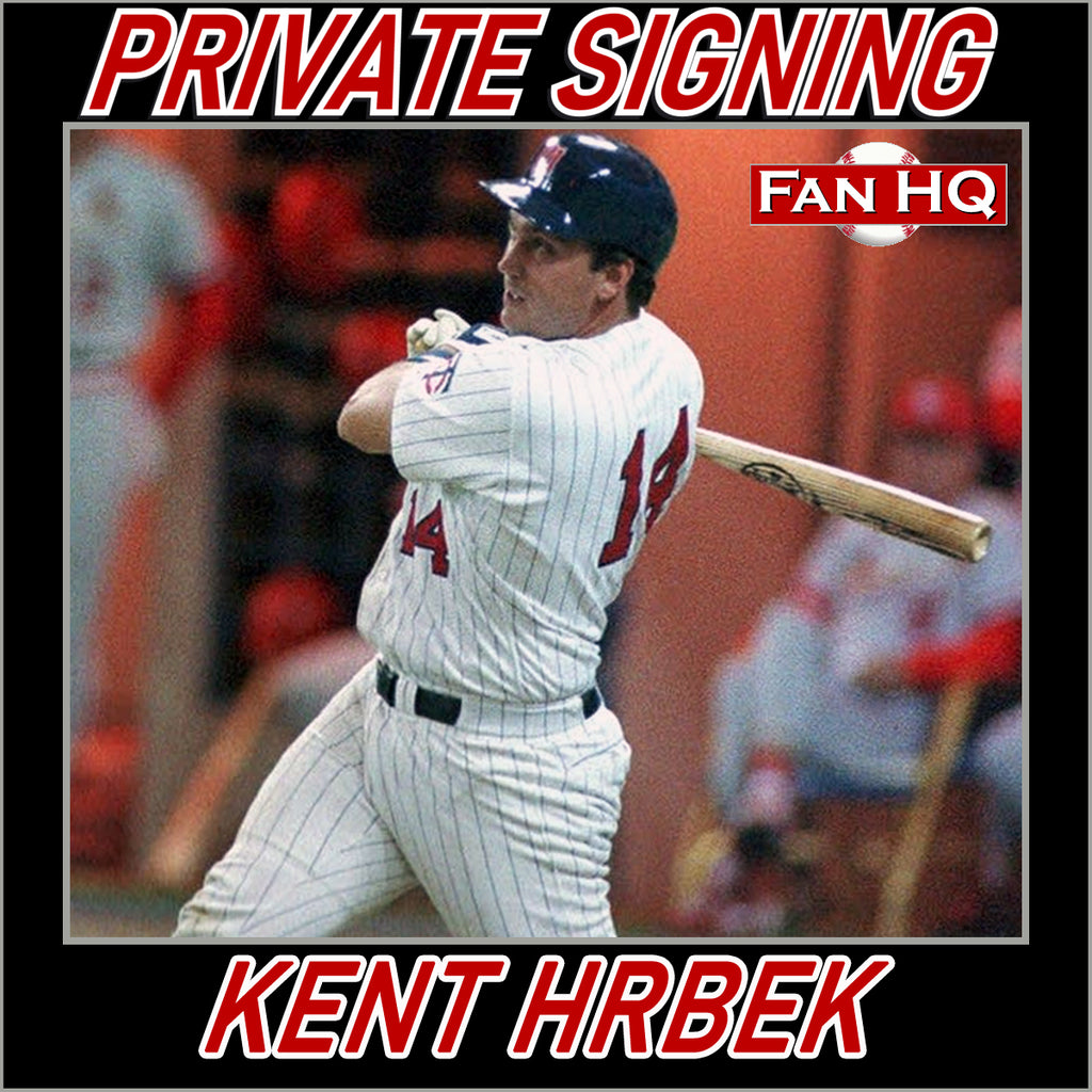 Kent Hrbek Private Signing