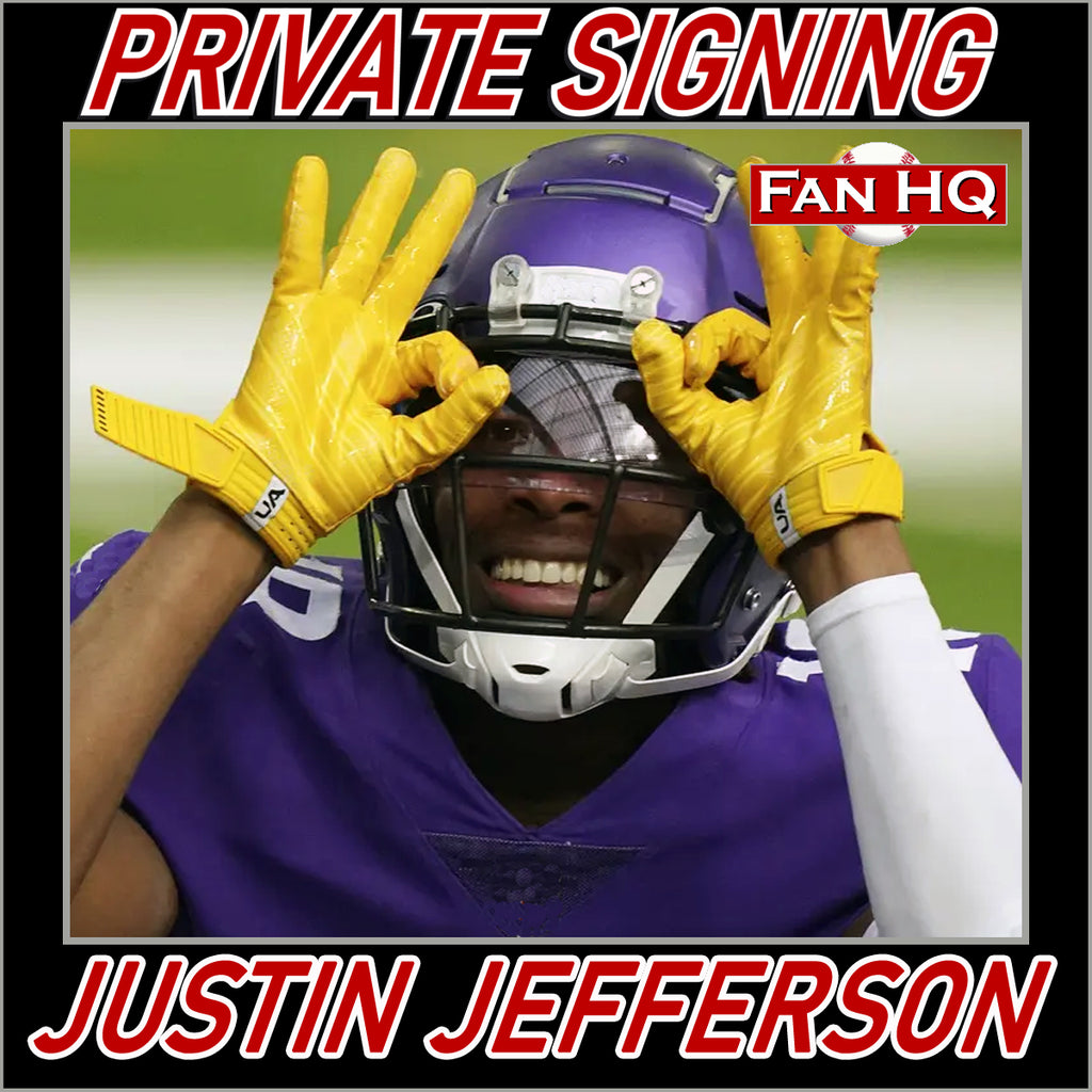 Justin Jefferson Private Signing - Postponed