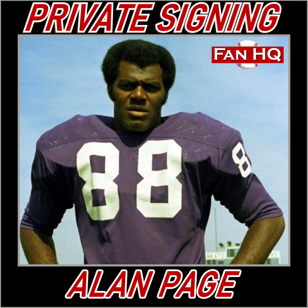 Alan Page Private Signing