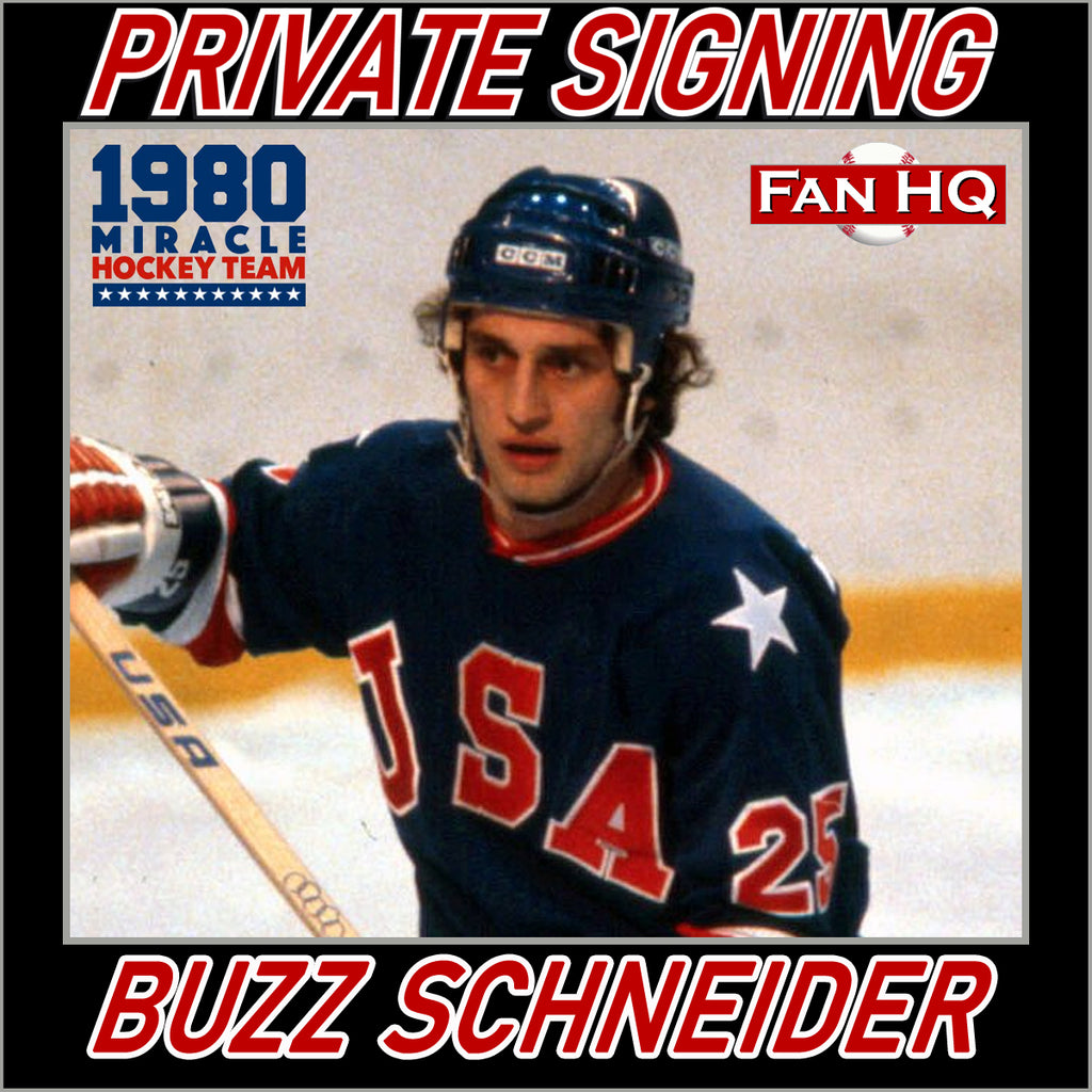 Buzz Schneider Private Signing