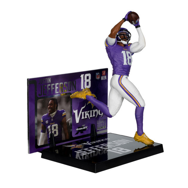 Justin Jefferson McFarlane's SportsPicks Legacy Series Action Figure Minnesota Vikings Collectibles McFarlane Toys