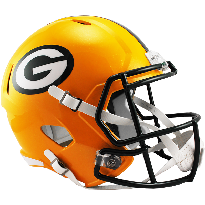 Green Bay Packers Riddell Full-Size Speed Replica Helmet Collectibles Fan HQ   