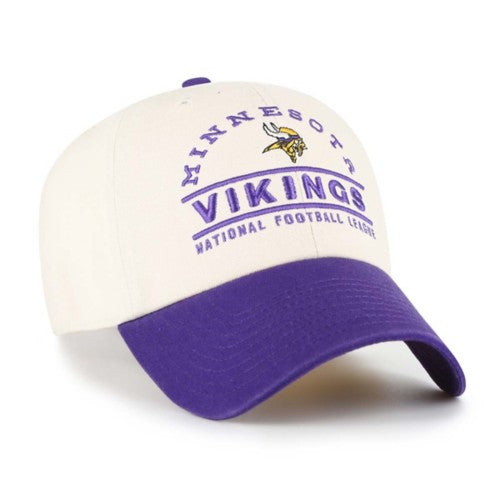 Minnesota Vikings '47 Brand Natural Windham Clean Up Adjustable Hat Hats 47 Brand