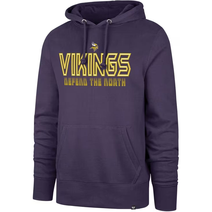 Minnesota Vikings '47 Brand Purple Defend The North Headline
