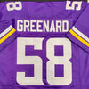 PRE-ORDER: Jonathan Greenard Autographed Purple Pro-Style Jersey Autographs FanHQ   