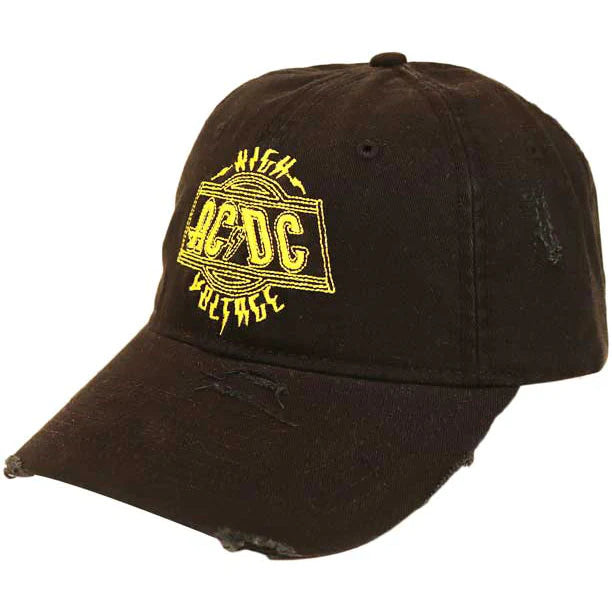 AC/DC Logo Adjustable Hat Autographs FanHQ   