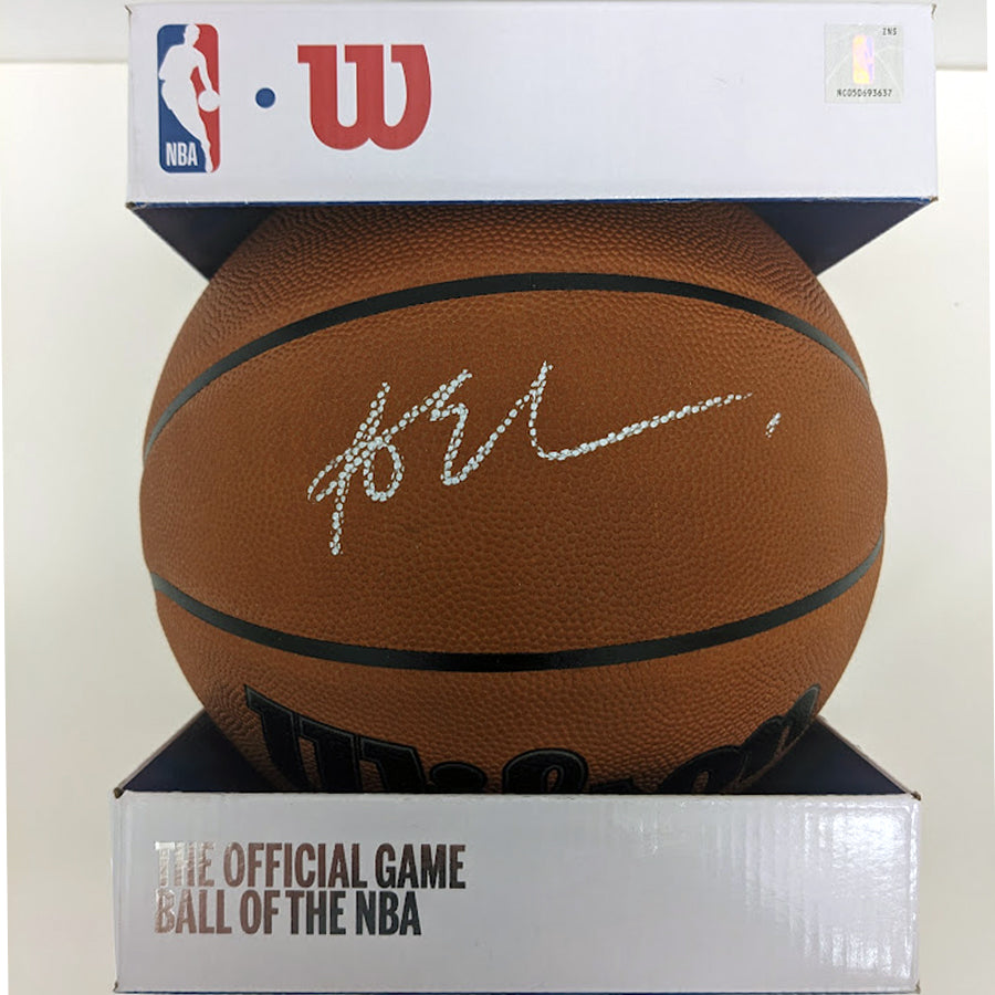Anthony Edwards Autographed Wilson NBA Official Game Basketball Autographs FanHQ   
