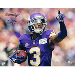 Jordan Addison Autographed Minnesota Vikings 16x20 Photo w/ 1st NFL TD Inscription Autographs FanHQ Standard Number (2 | 4-22)  