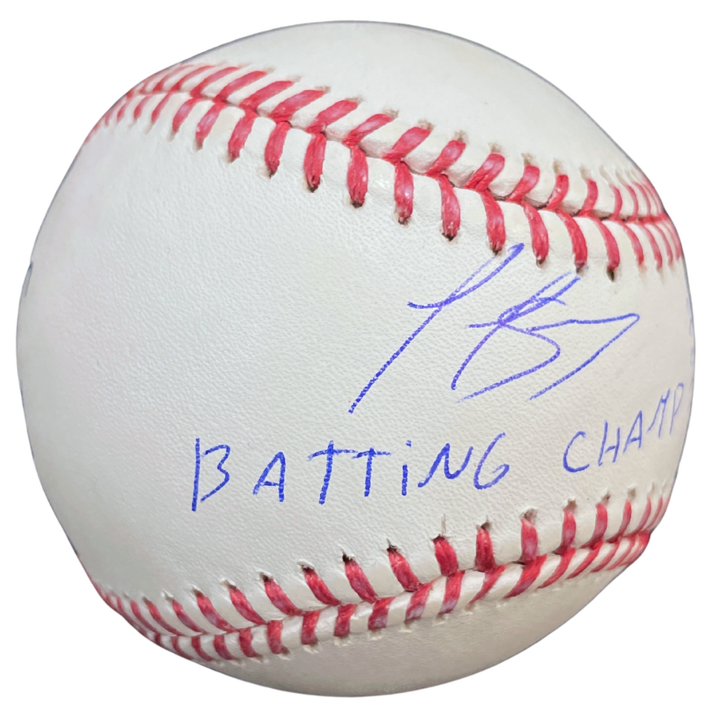 Luis Arraez Autographed Rawlings OMLB Baseball w/ Batting Champ 2022 2023 2024 Inscription Autographs FanHQ