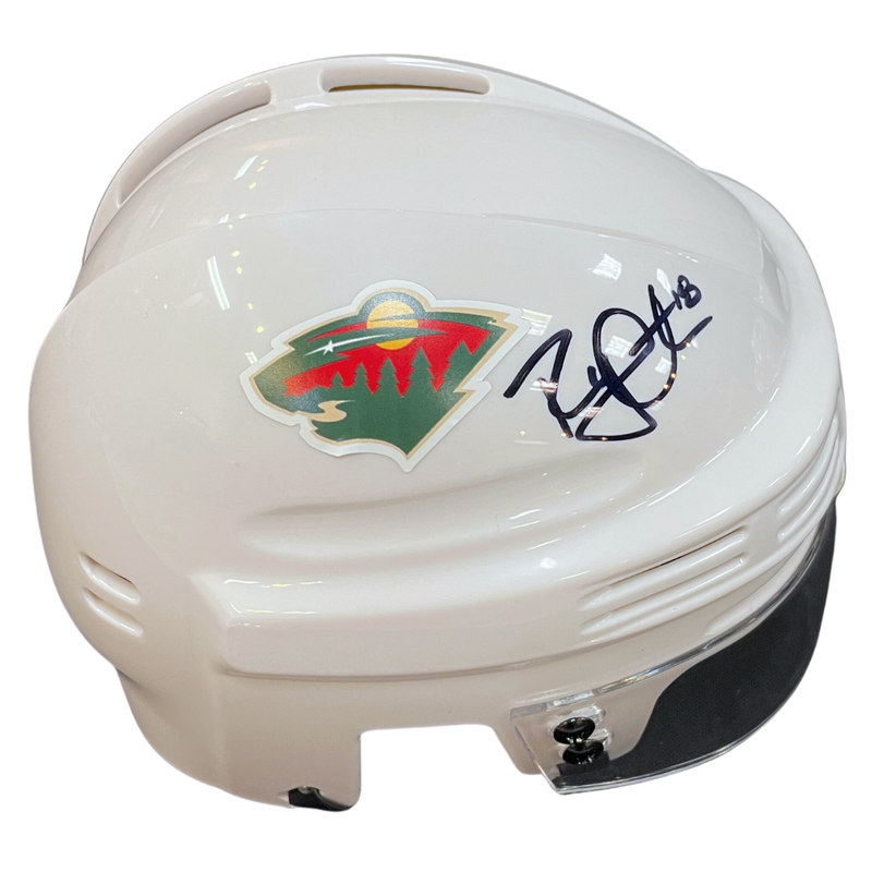 Ryan Carter Autographed Minnesota Wild Mini Helmet Autographs FanHQ   