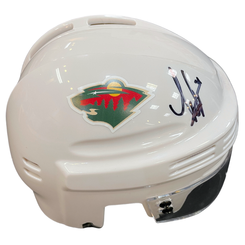 Brandon Duhaime Autographed Minnesota Wild Mini Helmet