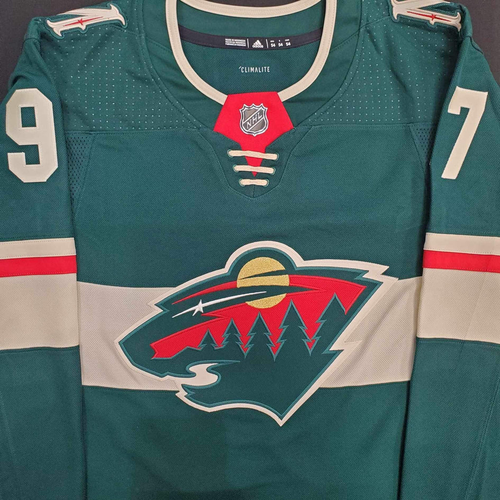 Kirill Kaprizov Autographed adidas Authentic Minnesota Wild Green Jersey Autographs Fan HQ