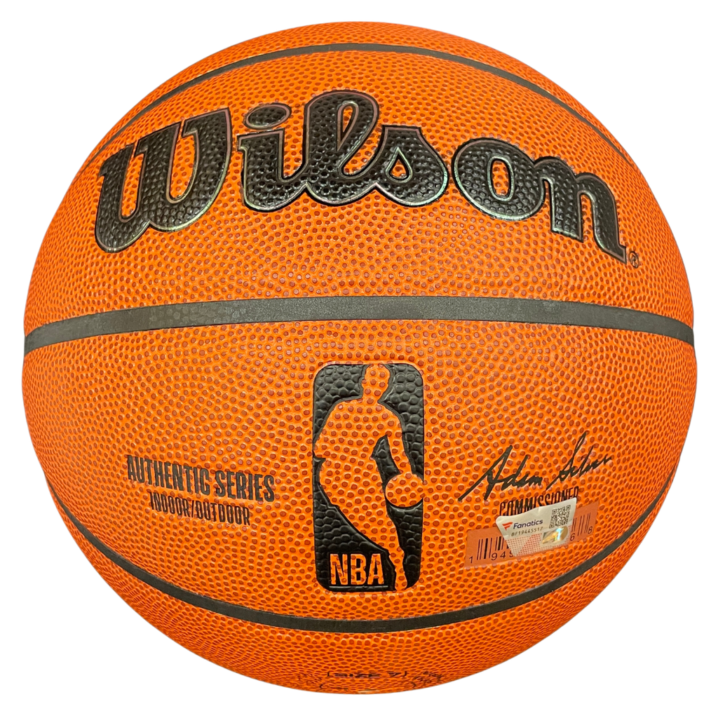 Anthony Edwards Autographed Wilson NBA Replica Basketball Autographs FanHQ