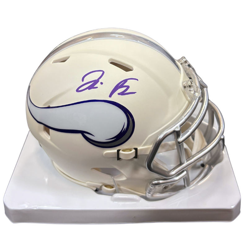 fantasy football helmets midget Tai Felton Autographed Minnesota Vikings Winter Warrior Mini Helmet – Fan HQ
