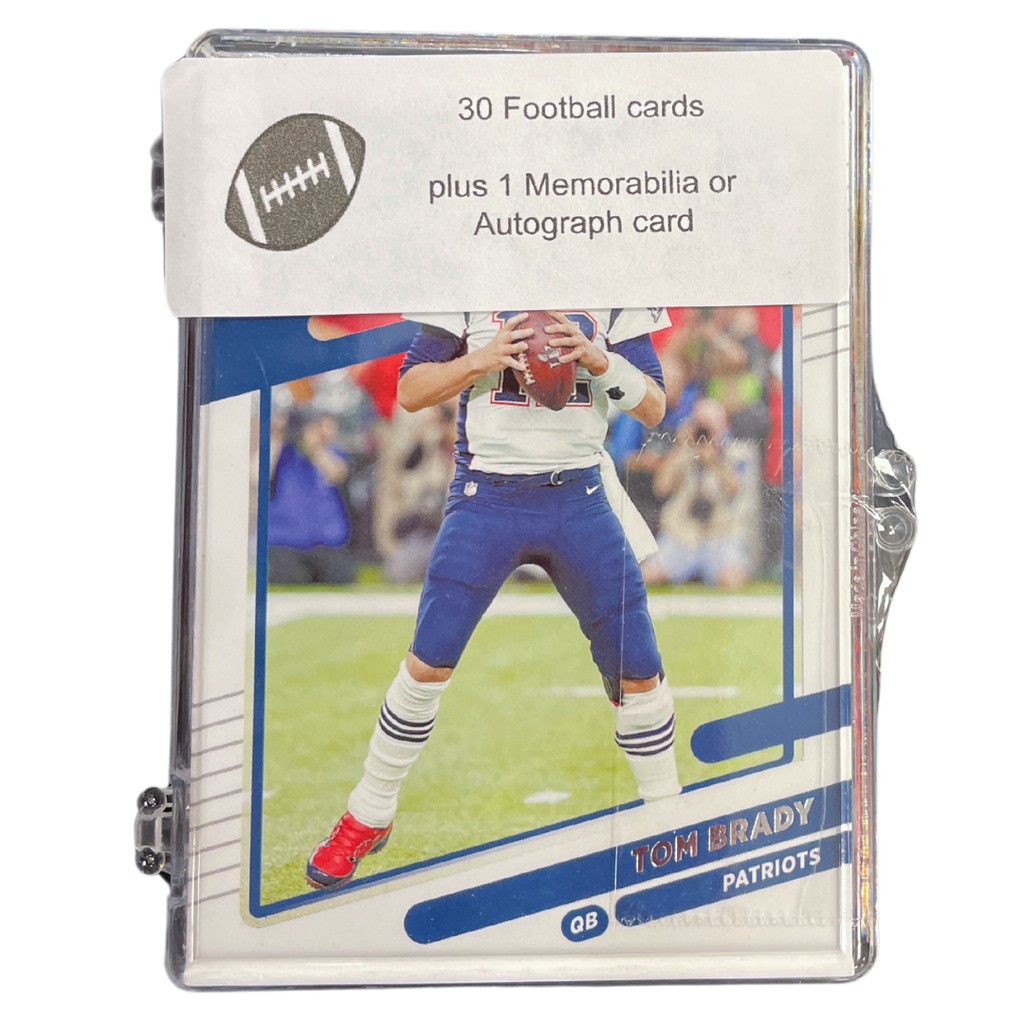 NFL 30 Football Card Mystery Box w/ 1 Certified Autograph/Relic Card! Trading Cards Picha   