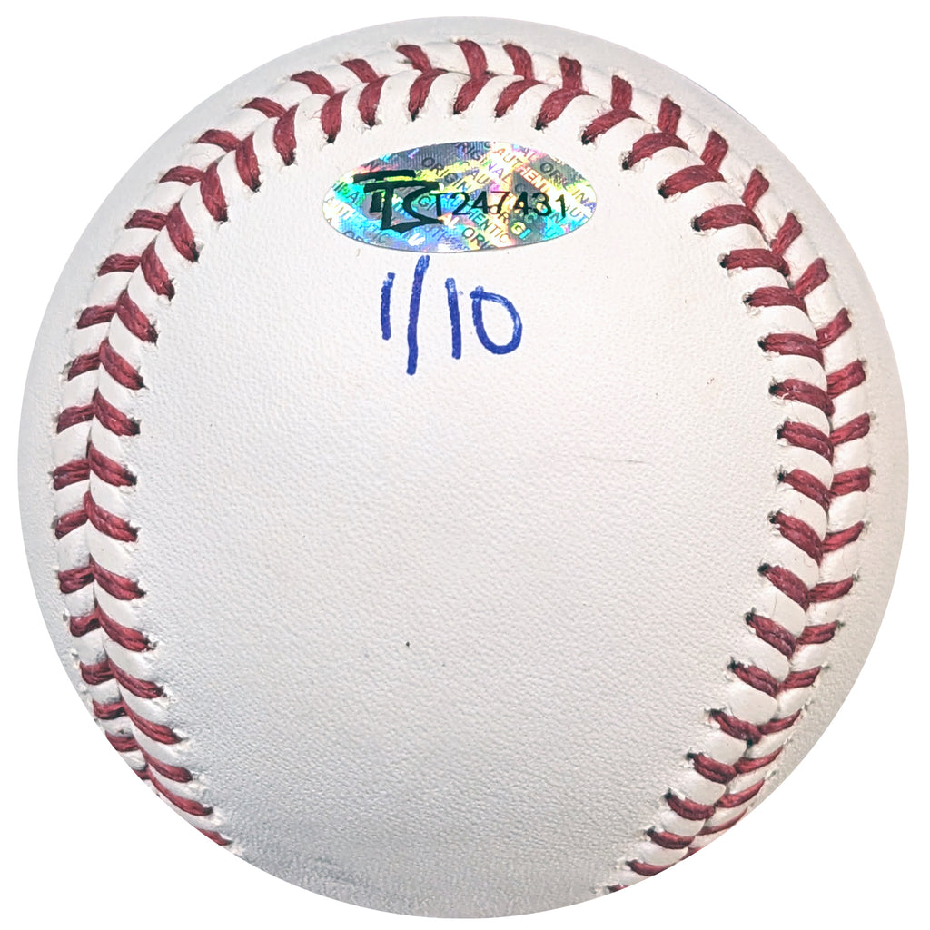 Ron Gardenhire Autographed Fan HQ Exclusive Manager Of The Year Baseball w/ 2010 AL MOTY Inscription (Numbered Edition) Autographs Fan HQ Number 1/10