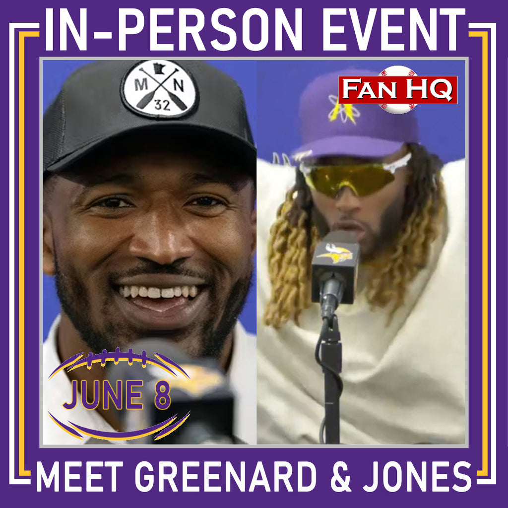 Aaron Jones & Jonathan Greenard In-Person Combo Tickets Event Tickets Fan HQ   