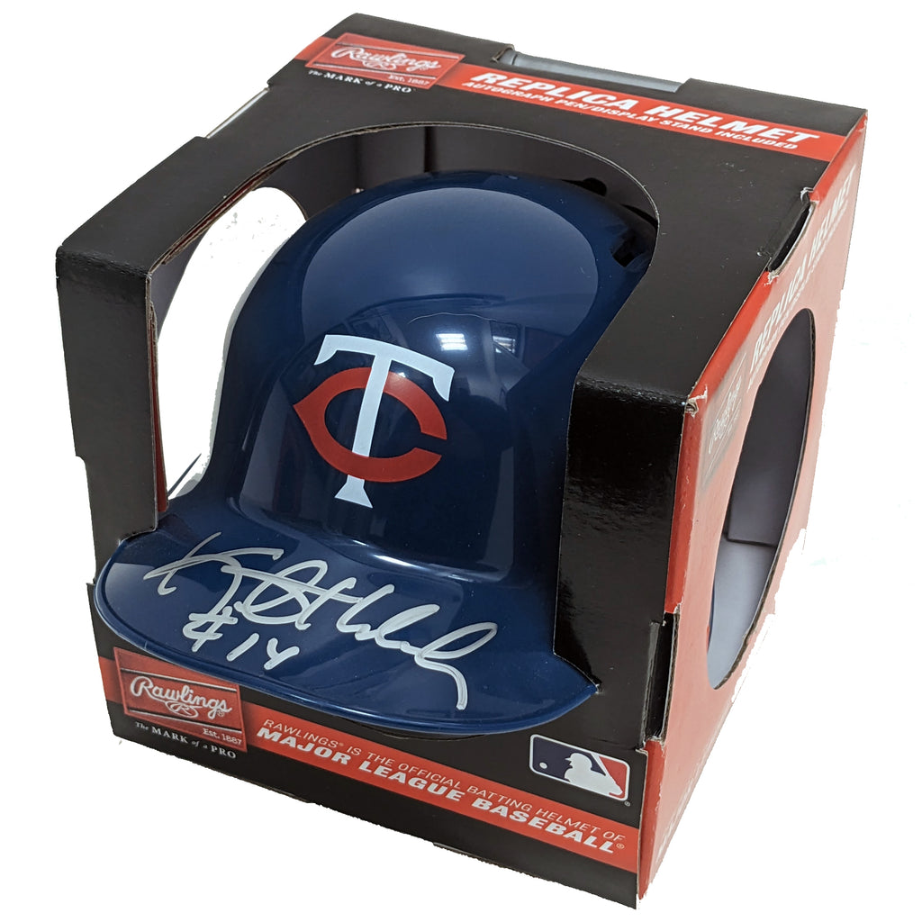 Kent Hrbek Autographed Rawlings Minnesota Twins Mini Batting Helmet Autographs Fan HQ   