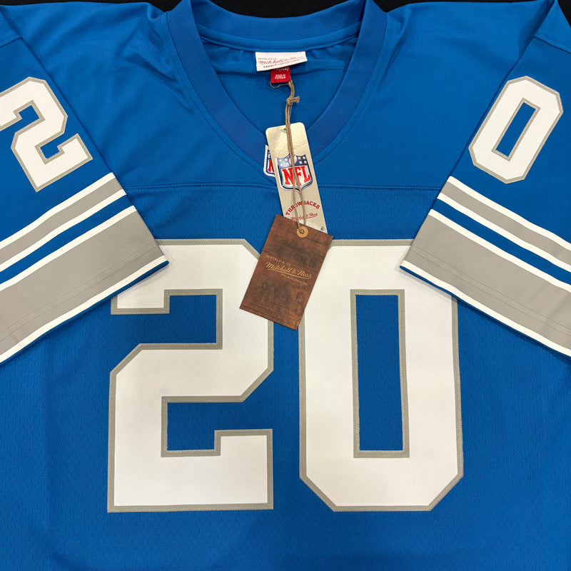 Barry Sanders Autographed Detroit Lions Mitchell & Ness Replica