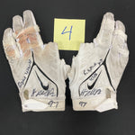 Harrison Phillips Game Used Gloves and Spikes Autographs FanHQ 2023 Game Worn Gloves (Pair 4)  