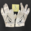 Harrison Phillips Game Used Gloves and Spikes Autographs FanHQ 2023 Game Worn Gloves (Pair 8)  