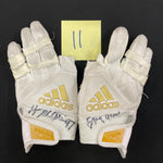 Harrison Phillips Game Used Gloves and Spikes Autographs FanHQ 2023 Game Worn Gloves(Pair 11)  