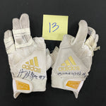 Harrison Phillips Game Used Gloves and Spikes Autographs FanHQ 2023 Game Worn Gloves(Pair 13)  