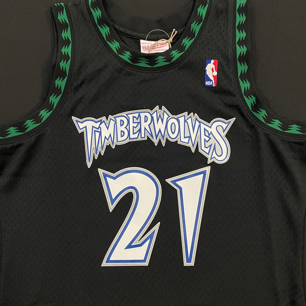 Kevin Garnett Autographed Black Minnesota Timberwolves Mitchell & Ness Jersey Autographs FanHQ