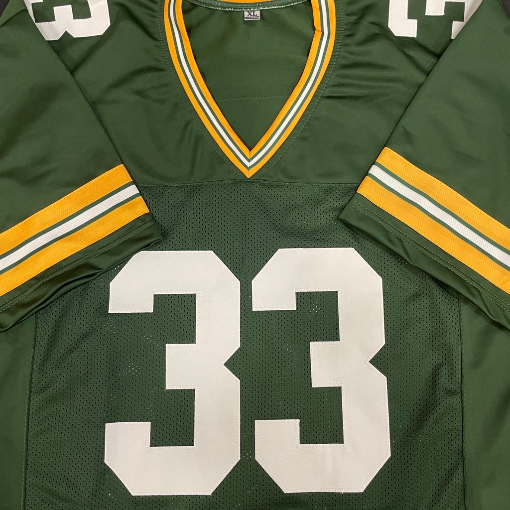 Aaron Jones Autographed Green Pro-Style Jersey Autographs FanHQ