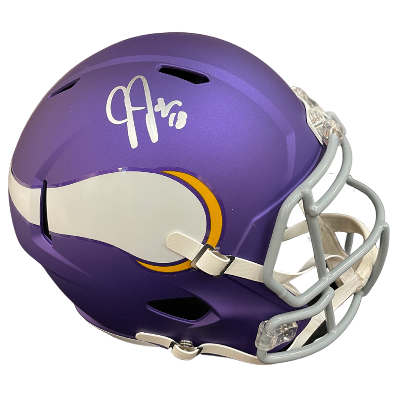 Justin Jefferson Autographed Minnesota Vikings Classic Full-Size Replica Helmet