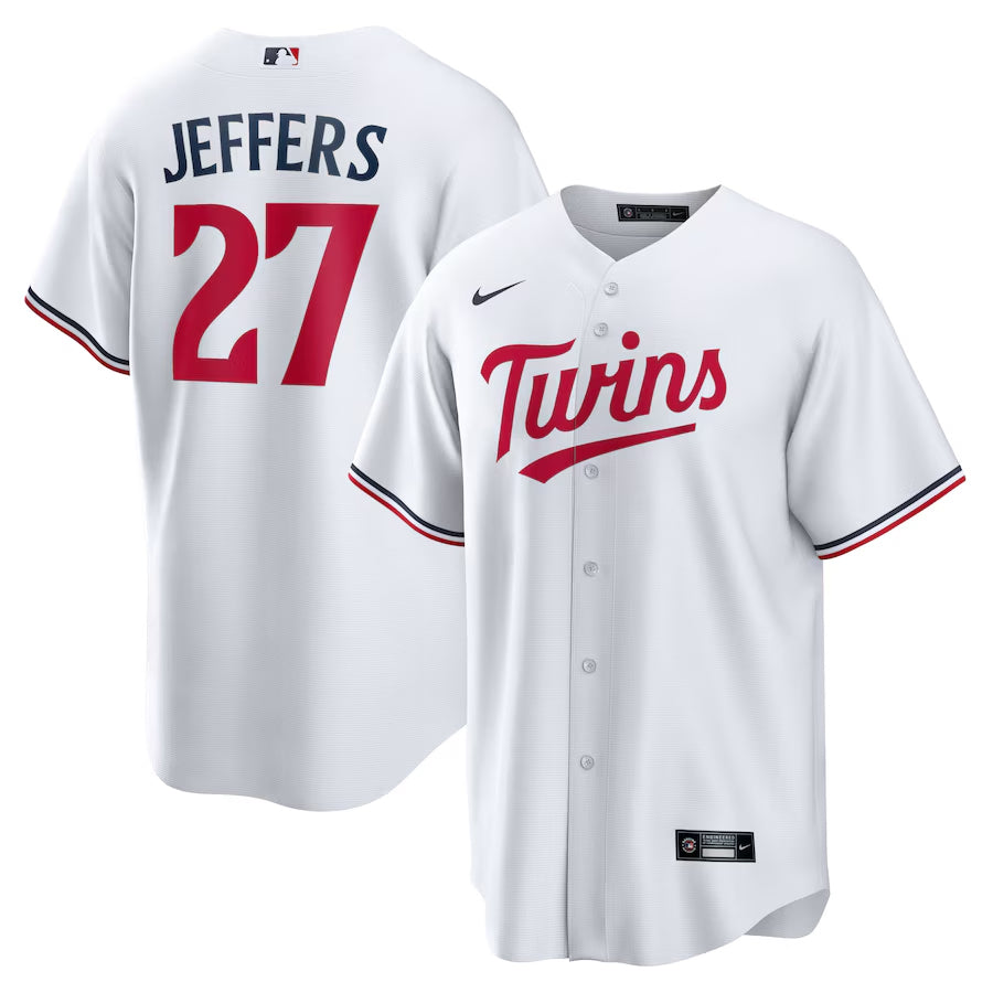 AVAILABLE IN-STORE ONLY! Ryan Jeffers Minnesota Twins Nike White Home Replica Jersey Jersey Nike