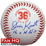 Jim Kaat Signed and Inscribed "16x Gold Glove" Fan HQ Exclusive Number Retired Baseball Minnesota Twins Autographs Fan HQ #1/12  