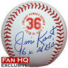Jim Kaat Signed and Inscribed "16x Gold Glove" Fan HQ Exclusive Number Retired Baseball Minnesota Twins Autographs Fan HQ #12/12  