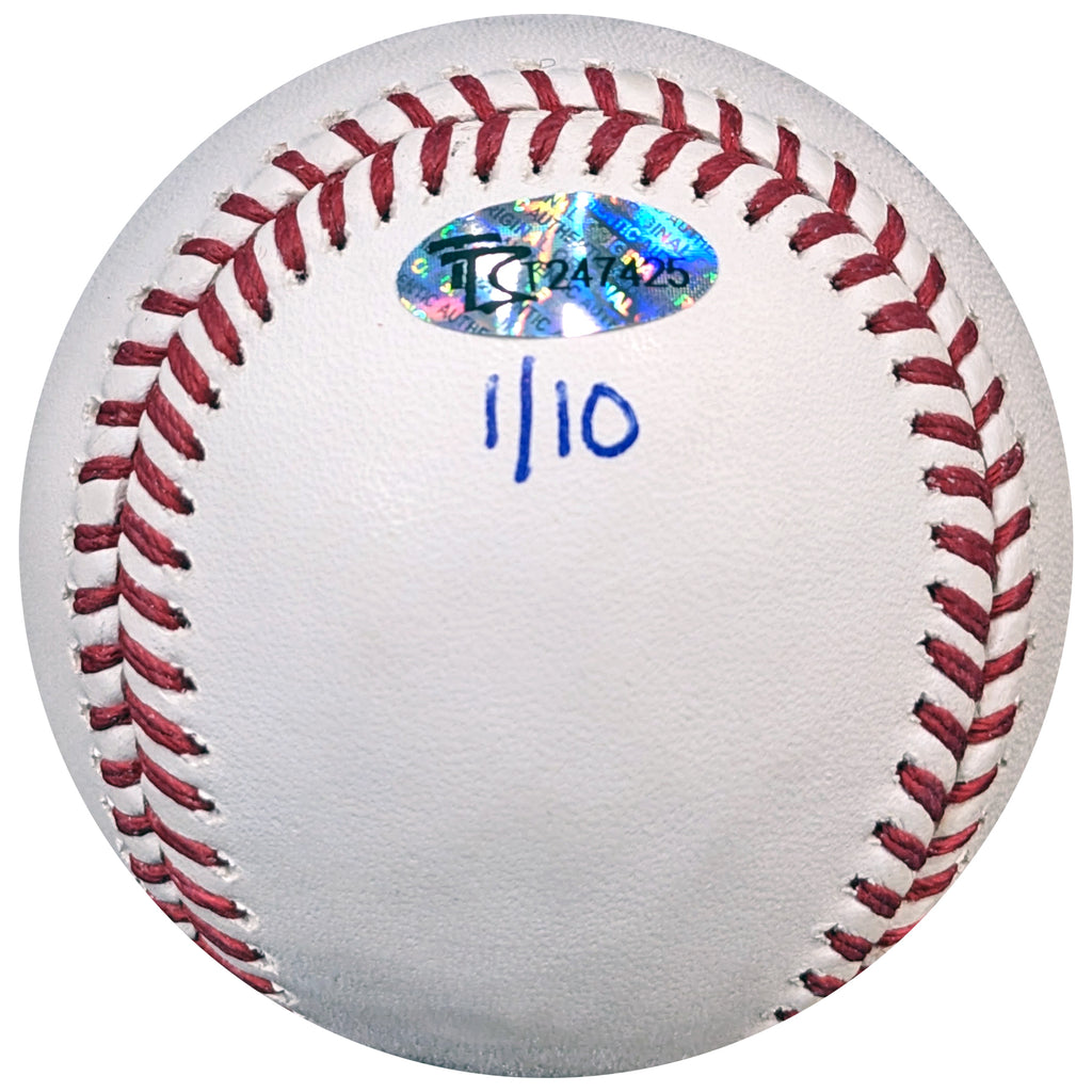 Tom Kelly Autographed Fan HQ Exclusive Manager Of The Year Baseball w/ 1991 AL MOTY Inscription (Numbered Edition) Autographs Fan HQ Number 1/10