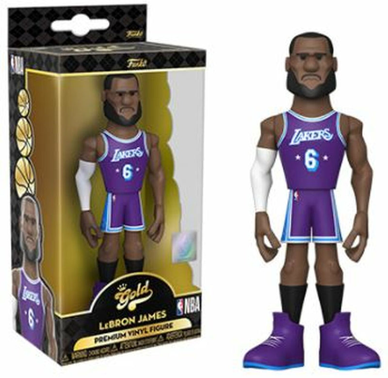 Lebron James Funko Gold 5" Figure Los Angeles Lakers Collectibles Funko   