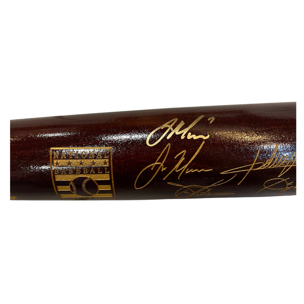 Joe Mauer Autographed Hall Of Fame Class Of 2024 Induction Bat Autographs Fan HQ