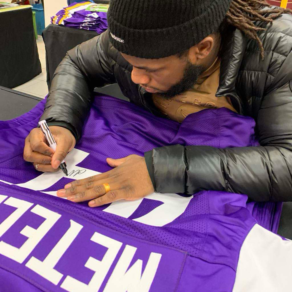Josh Metellus Autographed Minnesota Vikings 8x10 Photo Autographs FanHQ