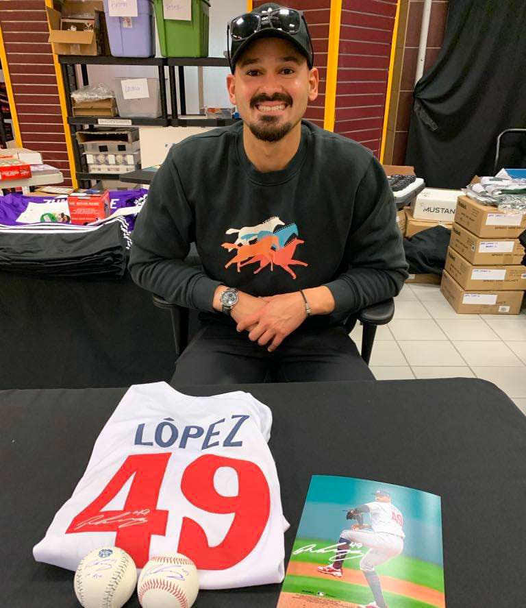 Pablo Lopez Autographed Rawlings Official Major League Baseball Autographs Fan HQ