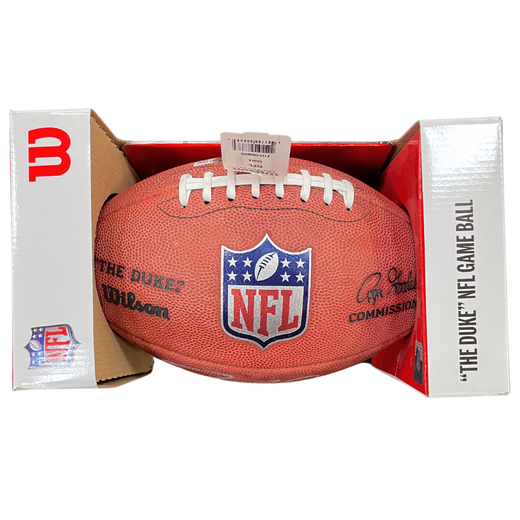 Randy Moss Autographed Wilson NFL "The Duke" Authentic Football Autographs Fan HQ
