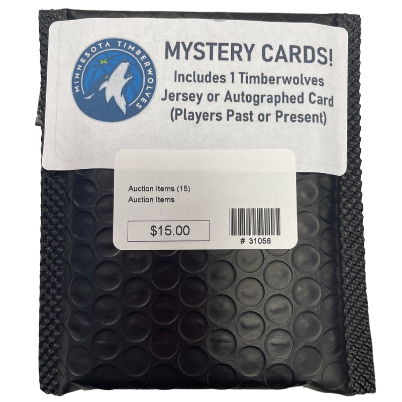 Minnesota Timberwolves Mystery Card Envelope Trading Cards Fan HQ   