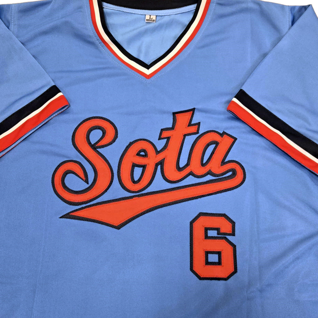 Tony Oliva Autographed Blue Pro-Style Jersey Autographs Fan HQ