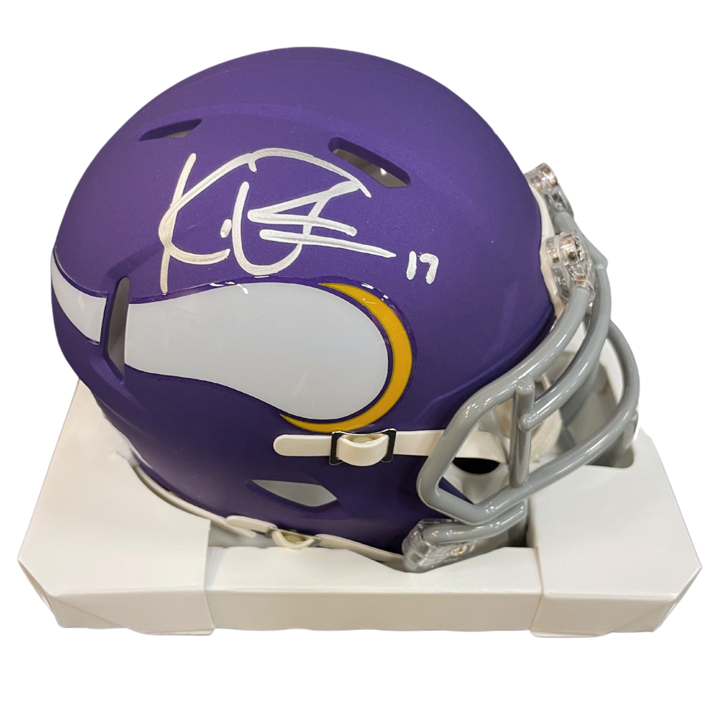 K.J. Osborn Autographed Minnesota Vikings Classic Mini Helmet Autographs FanHQ   