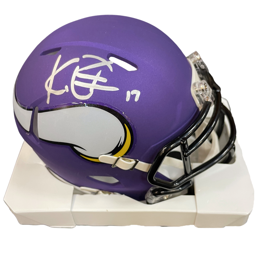 K.J. Osborn Autographed Minnesota Vikings Speed Mini Helmet Autographs FanHQ   