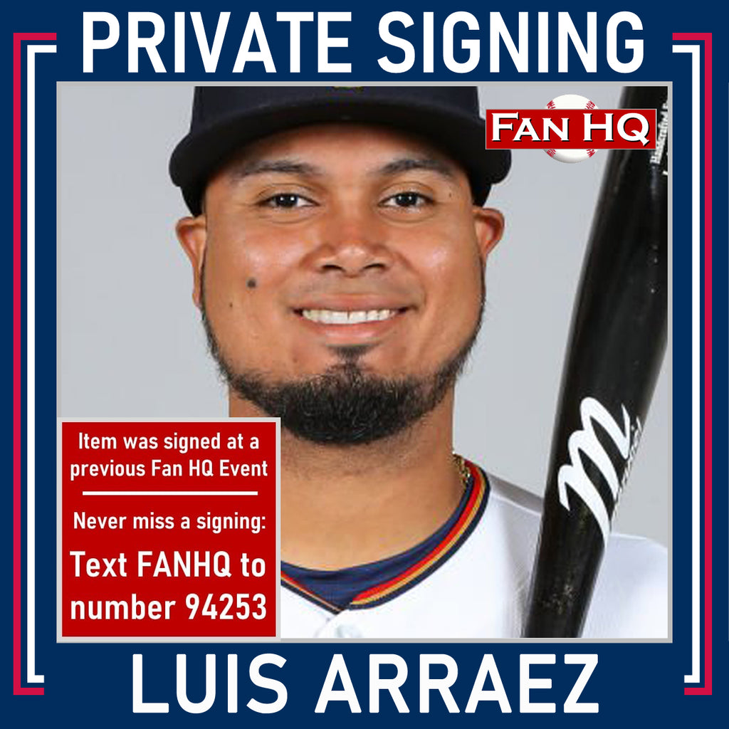 Luis Arraez Autographed Rawlings Official Major League Baseball Autographs FanHQ