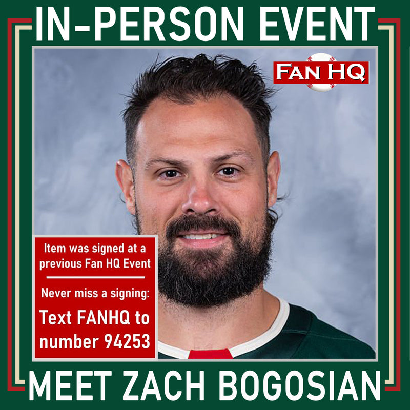 Zach Bogosian Autographed Minnesota Wild 25th Anniversary Official
